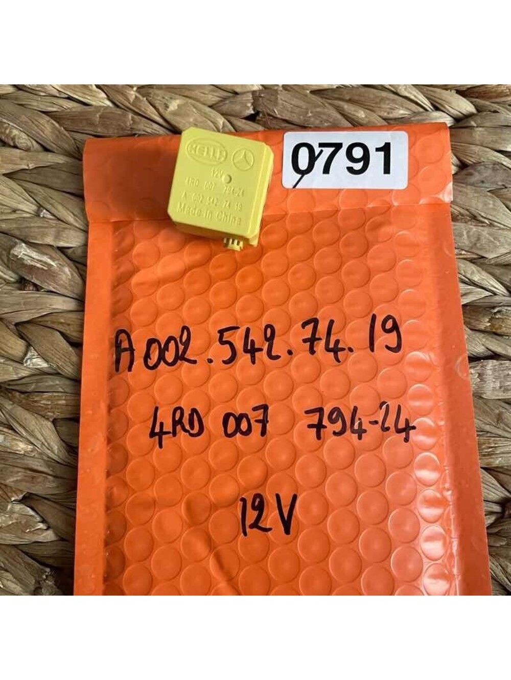 ✅Yellow Hella Automotive Relay 12V 5-Pin Power Relay 40A Multi-Purpose #️⃣791
